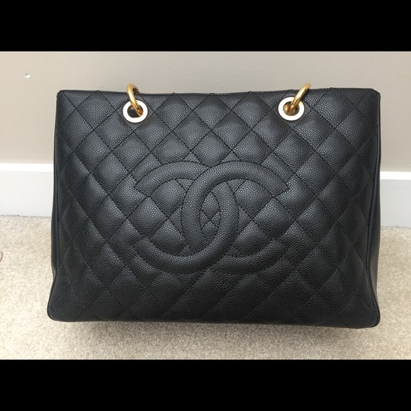SOLD!!! SOLD!!! CHANEL GRAND SHOPPER CAVIAR TOTE - Picture 7 of 8